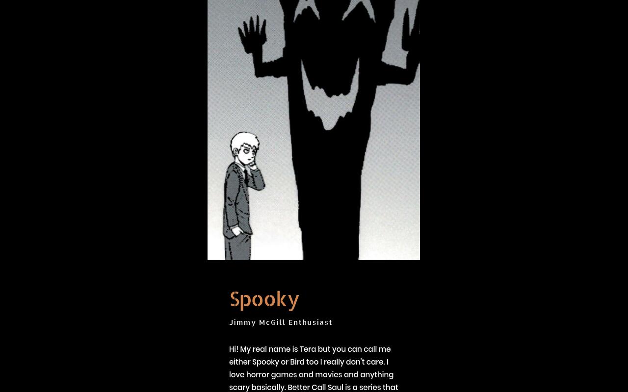 Carrd profile picture for @spooks
